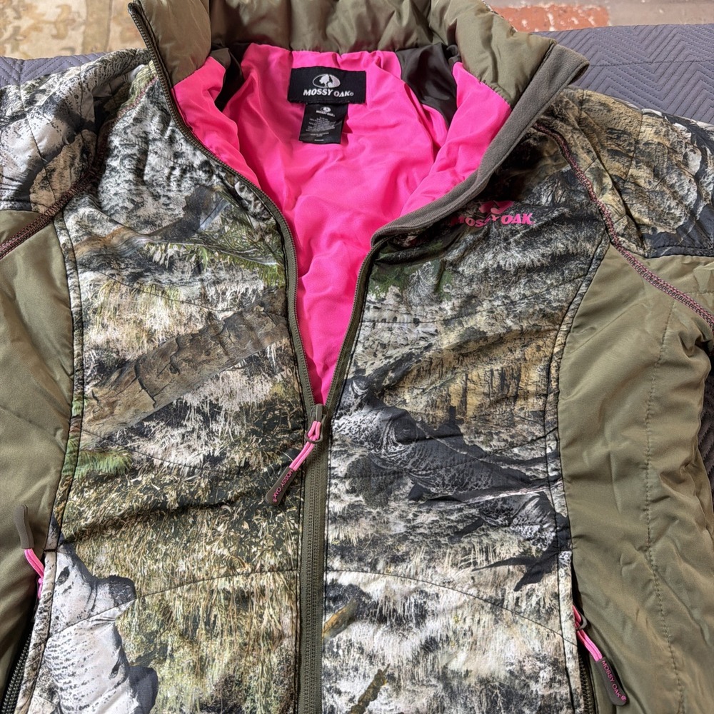 Mossy Oak Winter Jacket Puffer Light Weight Womens Medium